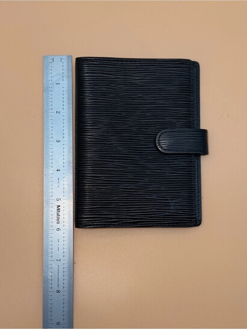 Louis Vuitton Black Epi Leather Agenda PM Ring Planner Cover